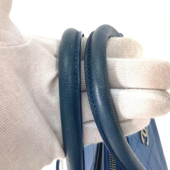 CHANEL Tote Bag Hand Bag CC Mark Matelasse Quilted Chain 2WAY Shoulder Bag - Picture 6 of 14